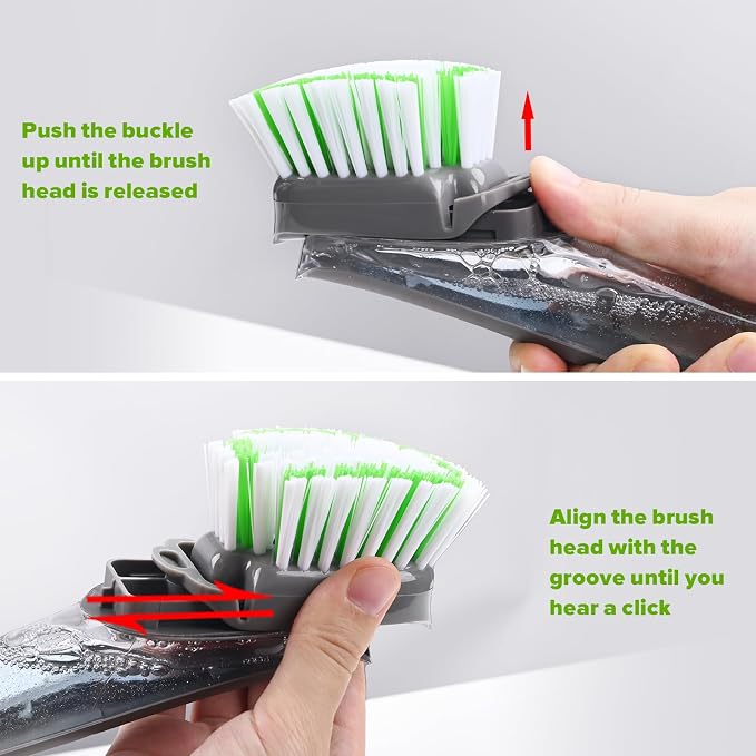 Dishwand Brush Refill, 4 Pack Dish Brush Refills Compatible - Image 7