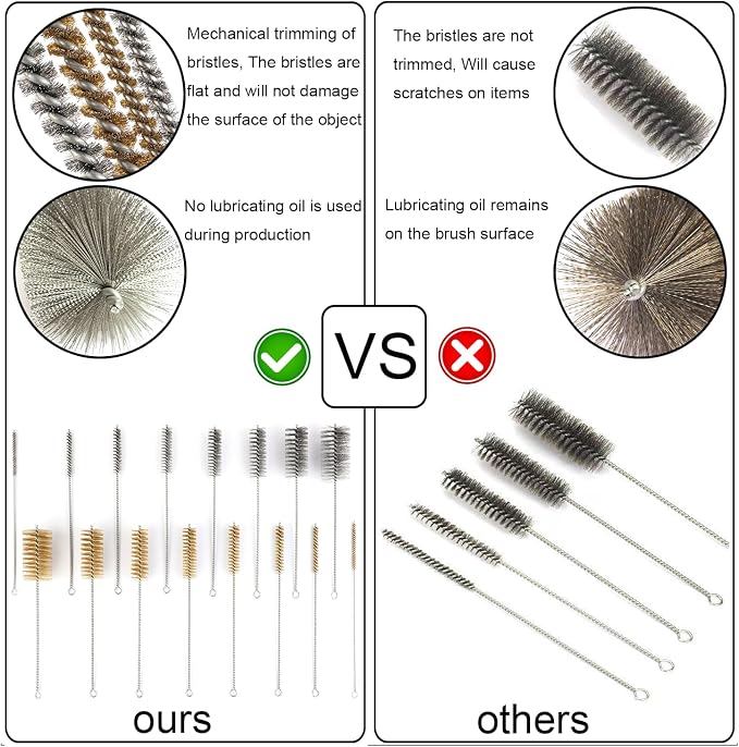 12 Inch Pipe Cleaning Brush Set - Image 3