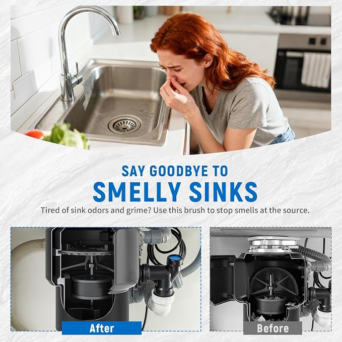 Garbage Disposal Brush, Universal Cleaning Cleaner Brush - Image 3