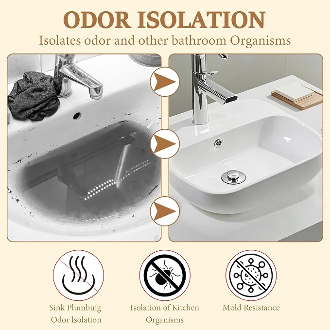 Bathroom Sink Stopper – Universal Bathroom Sink Drain Strainer - Image 6