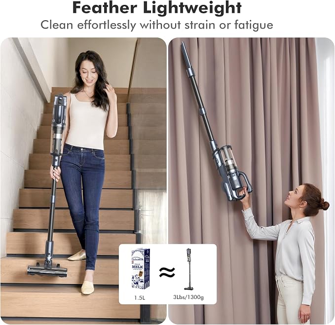 35, 000pa Cordless Vacuum Cleaner, Max 50 Minutes, Lightweight Cordless Cleaners - Image 3
