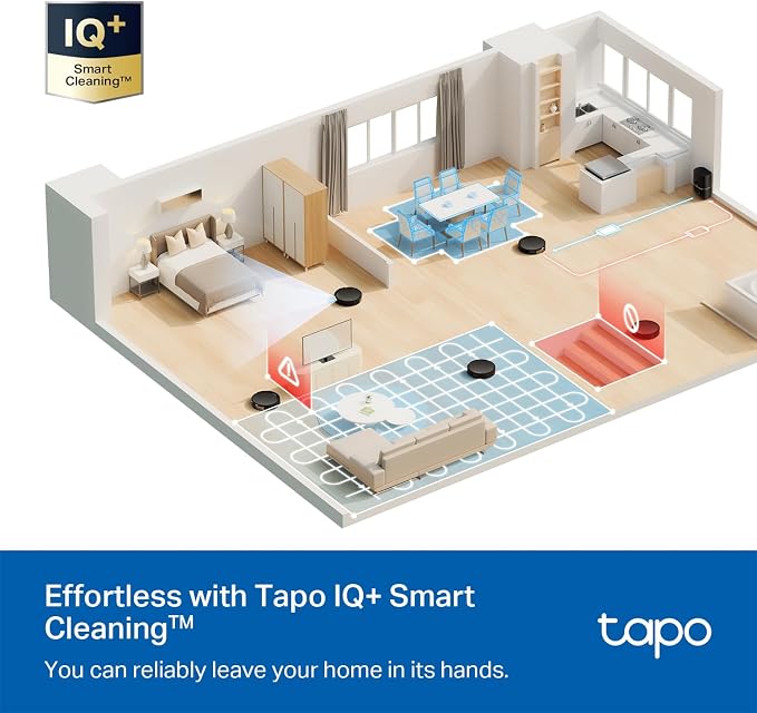 Tapo Ultra-Slim LiDAR Smart Navigation Robot Vacuum and Mop - Image 9