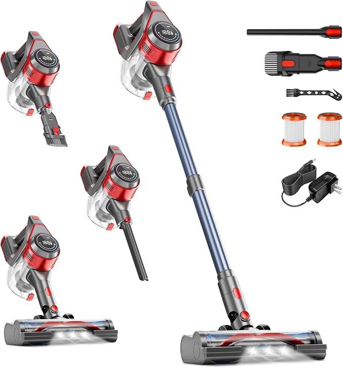 Cordless Vacuum Cleaner, 35Kpa Vacuum Cleaner by BSNAW