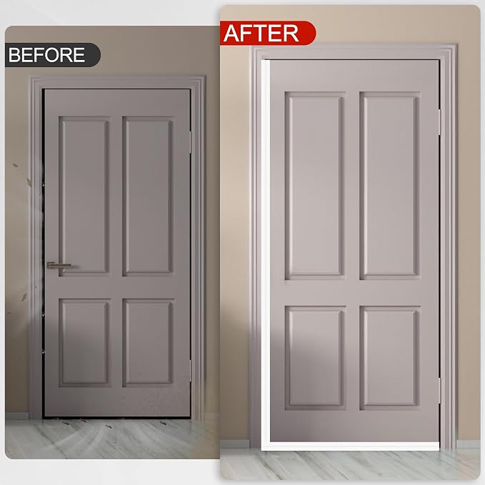 MYFAMIREA Door Weather Stripping 2IN x 10FT Door Draft Stopper Seal Tape - Image 6