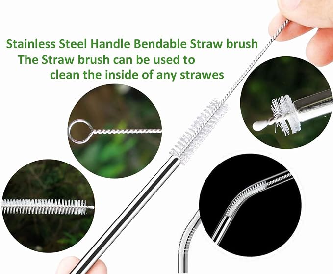 Straw Cleaner Brush for Stanley Extra Long 12 inch, Extra Wide 12mm diam for - Image 7
