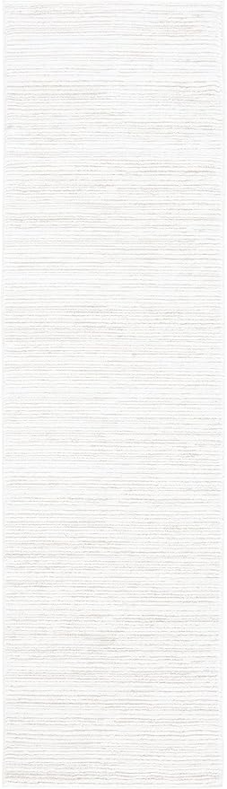 SAFAVIEH Vision Collection Runner Rug - 2'2" x 8', Ivory, Modern Ombre Design, Non-Shedding & Easy to Clean, Ideal for Entryway, Foyer, Bedroom, Hallway (VSN606J)