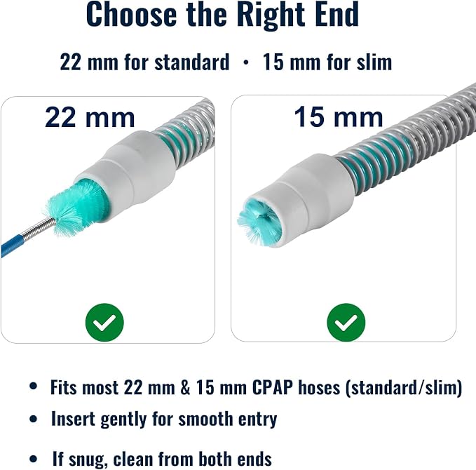 CPAP Hose Cleaner Brush – 78.7" Dual-Ended CPAP Hose Brush - Image 4
