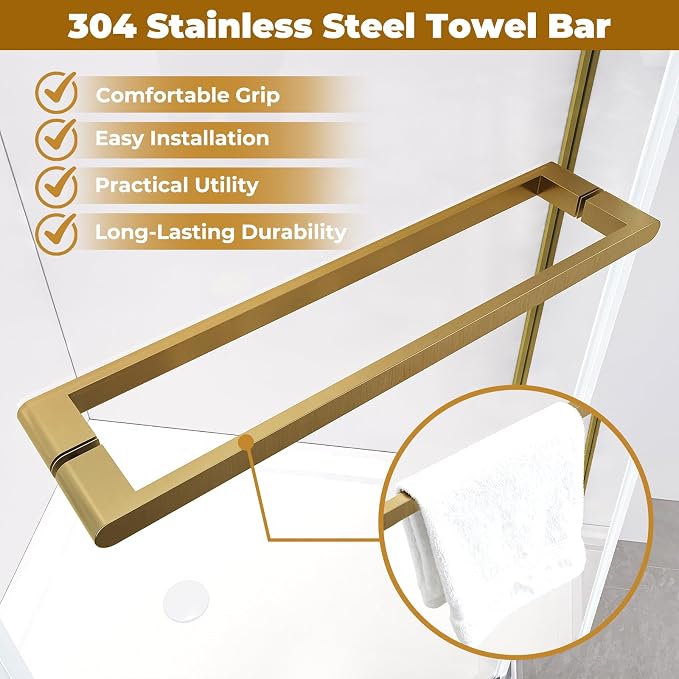 36" D x 36" W x 72" H Neo-Angle Shower Door - Image 3