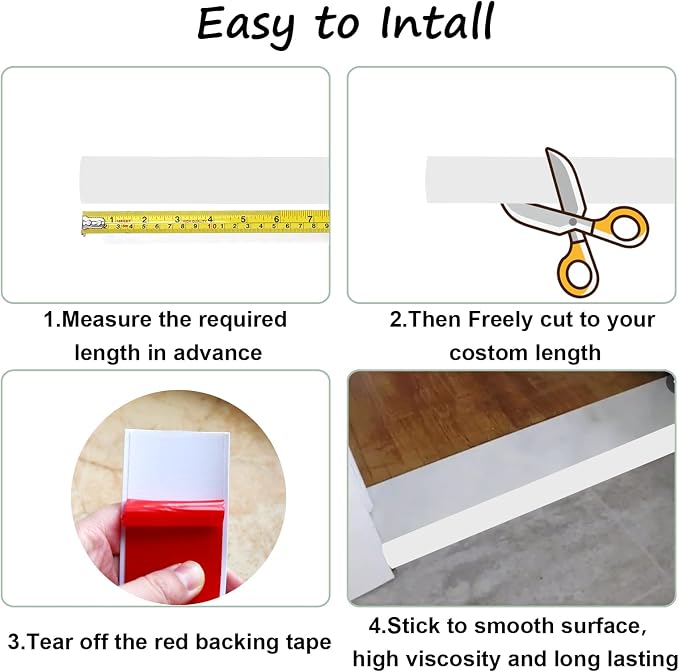 Floor Transition Strip & Self Adhesive Floor Vinyl Floor Edge Trim Laminate - Image 3