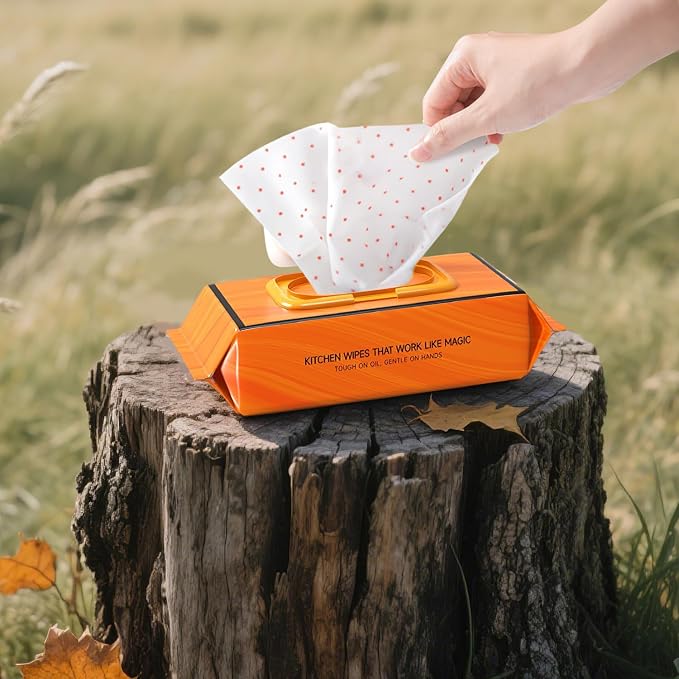 Dish Wipes, Disposable Pre-Soaped Heavy-Duty 3D Textured Kitchen Wet Cloths - Image 2