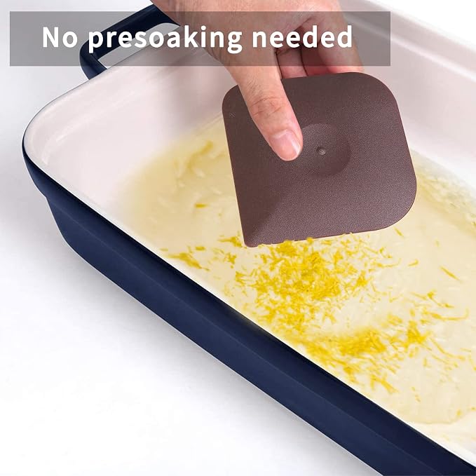 Plastic Pan Pot Dish Scraper Tool Set, Kitchen Nylon Food Scraper, Cast Iron - Image 4