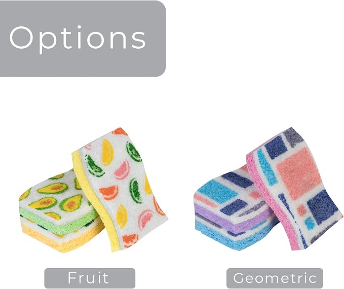 Smart Design Non-Scratch Cellulose Smart Scrub Sponge - Image 7