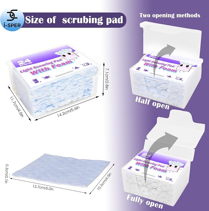 24 Pack Light Scouring Pad - Image 4