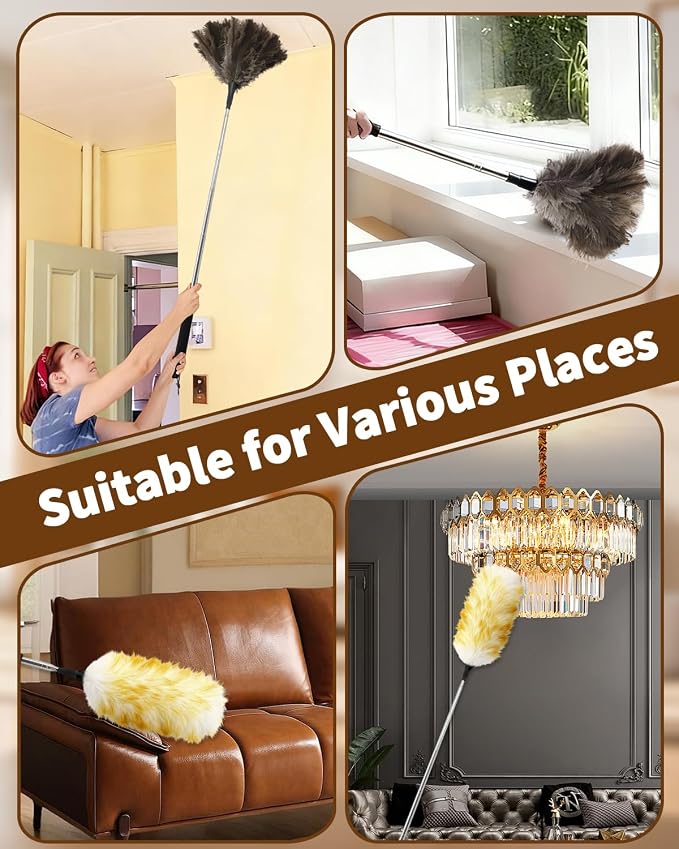 Extendable Ostrich Feather Duster - Image 7