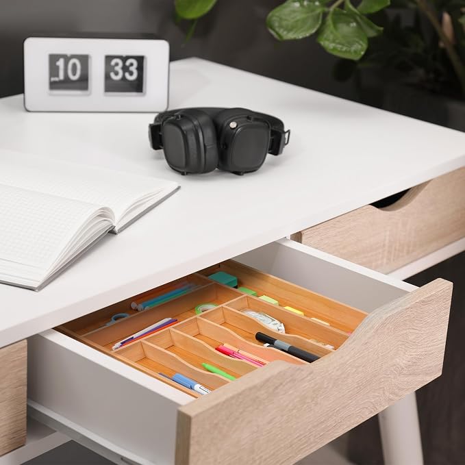 Large Premium Bamboo Silverware Organizer - Image 8