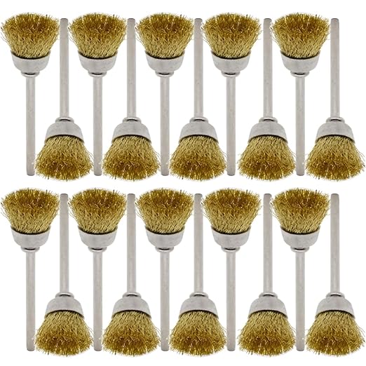 20PCS Brass Wire Brushes by LingGan