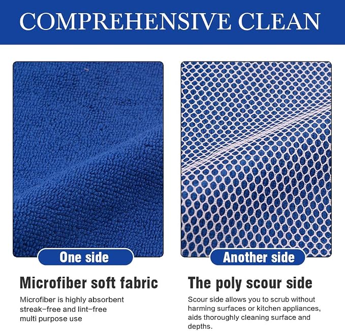 SINLAND Microfiber Dish Cloth for Washing Dishes Best Kitchen Washcloth Dish - Image 5