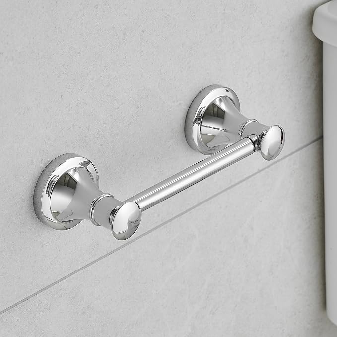 Hoimpro Wall Mounted Rustproof Chrome Toilet Tissue Paper Holder Bathroom - Image 2