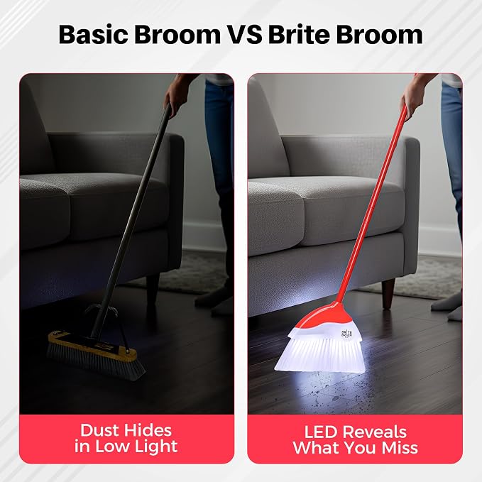 Indoor Broom with LED Lights | Angle Broom - Image 2