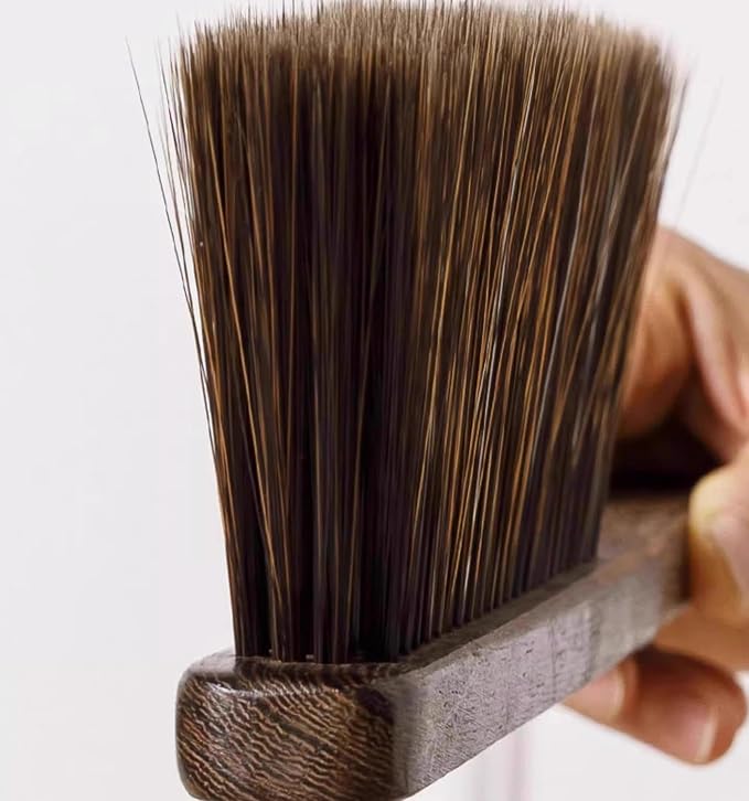 Wooden Hand Broom Brush Whisk Soft Bristle Cleaning Brush - Image 4