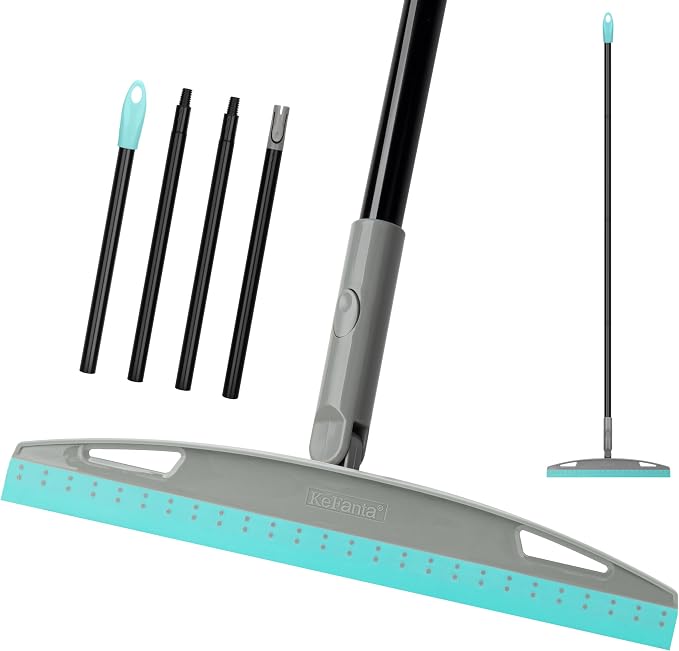 Multifunction Magic Broom, Silicone Floor Squeegee Broom by KeFanta