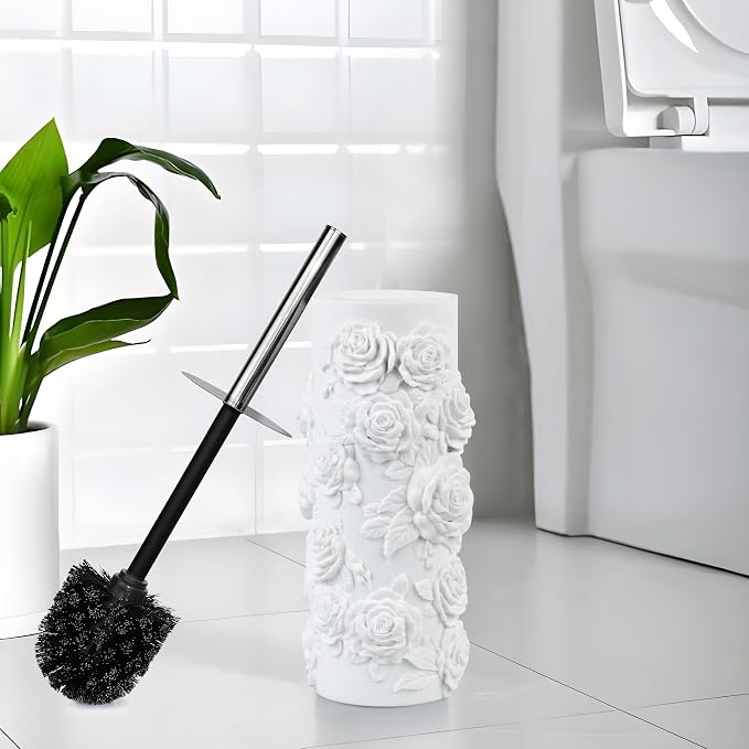 Toilet Brush and Holder Set for Bathroom, Stylish and Durable Cleaning Tool - Image 6