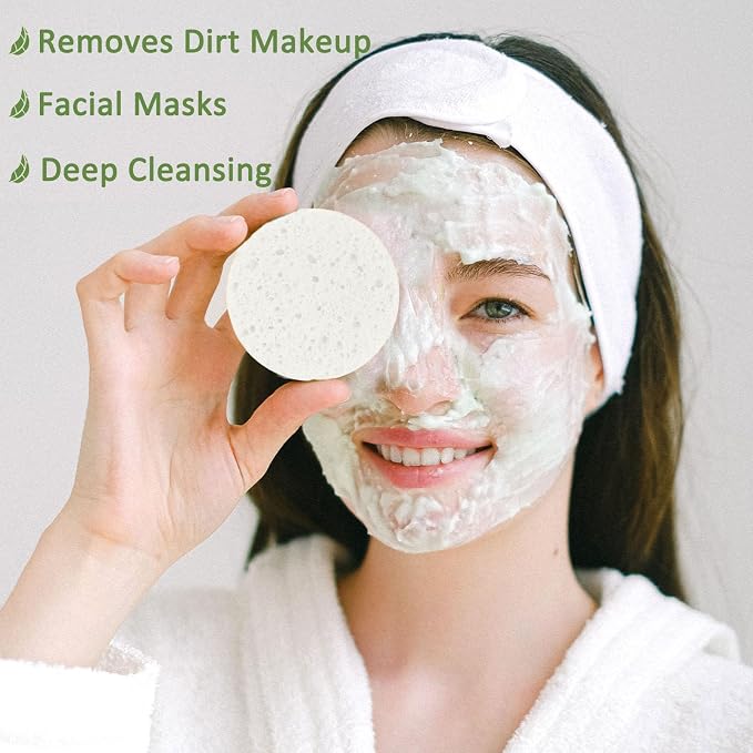 Beieverluck 300 Count Compressed Facial Sponges - Image 5