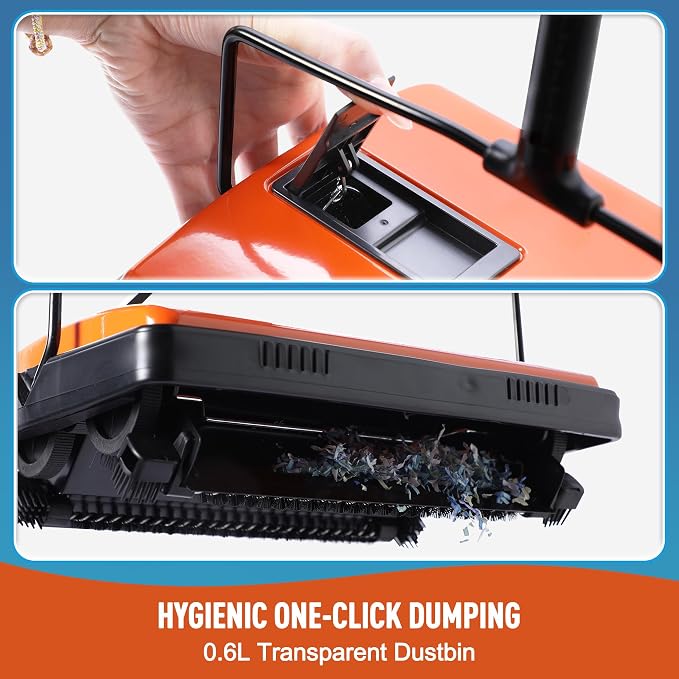 Manual Carpet Sweeper for Pet Hair - Image 5