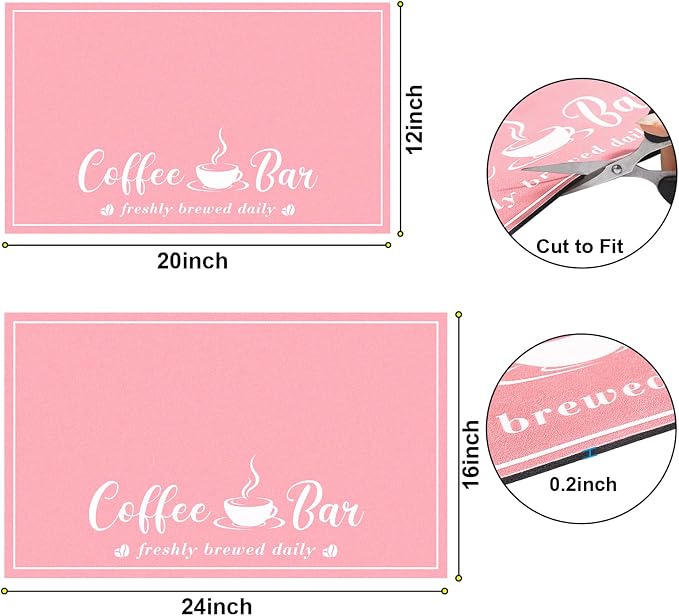 Absorbent Coffee Mat, Fashion Dish Drying Mat - Image 6