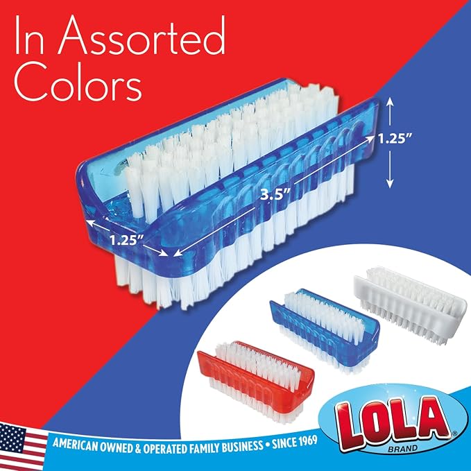LOLA Classic Hand & Nail Brush, 2 Sided - Image 7