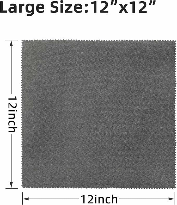 4 Pack Microfiber Silicone Gun Cleaning Cloth - Image 2