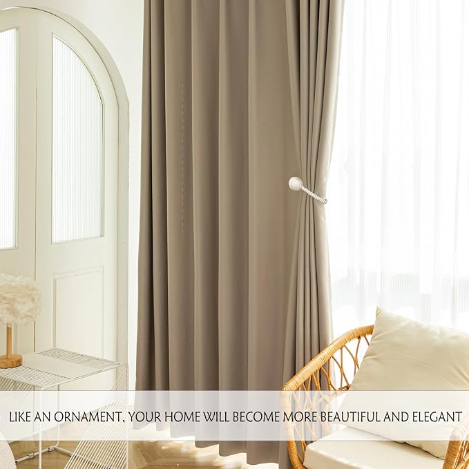 Magnetic Curtain Tiebacks Rope Tie Backs 2 Pack Curtains Holders - Image 6