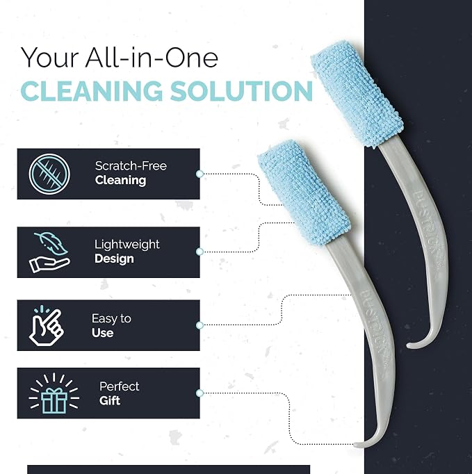 Reusable Feather Duster & Crevice Cleaning Brush | Versatile Cleaning Tools - Image 3
