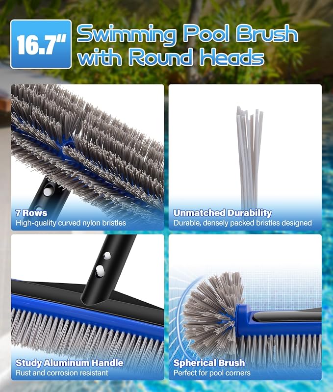 16.7'' Swimming Pool Brush Head - Image 4
