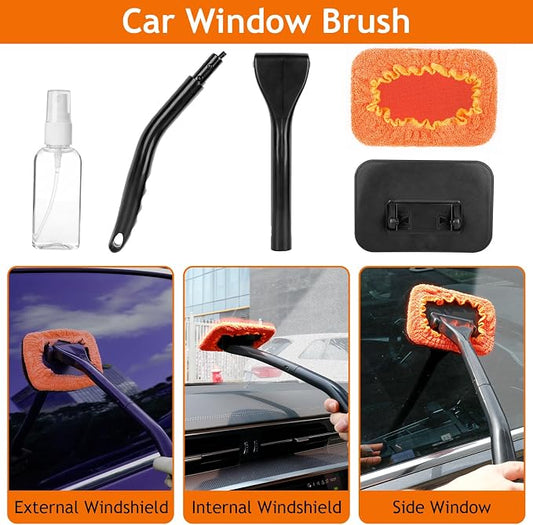 THINKWORK Windshield Cleaner Tool, Car Detailing Kit Interior, Car Cleaning Kit - Image 2