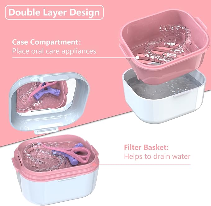BVN Denture Bath Denture Case: Denture Cup - Image 3