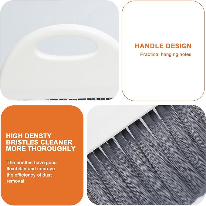 Mini Dustpan and Brush Set, Small Handheld Dust Pan - Image 3