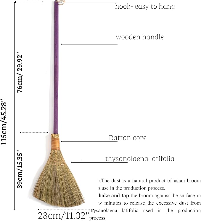 Vietnamese Straw Soft Broom - Image 2