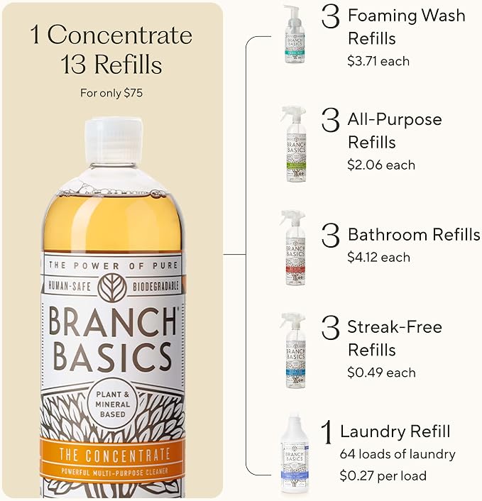 Branch Basics Concentrate + Oxygen Boost | Multi-Surface All Purpose Cleaner - Image 5