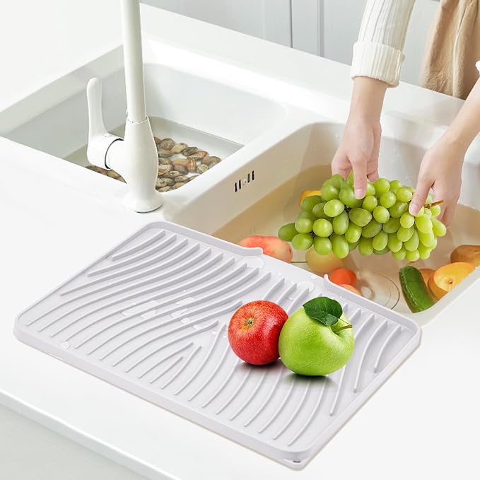 Silicone Dish Drying Mat, Large Dish Kitchen Drying Mat - Image 7