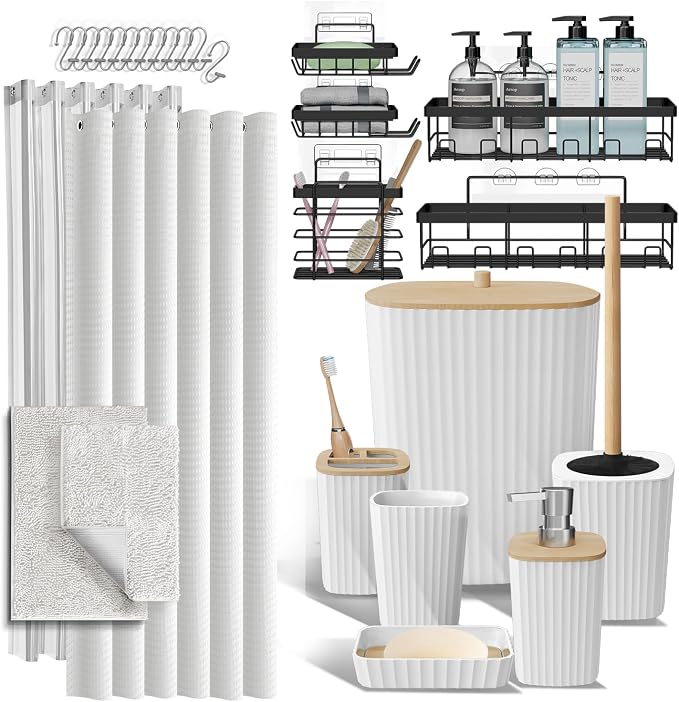 Clara Clark Bathroom Accessories Set by ClaraClark