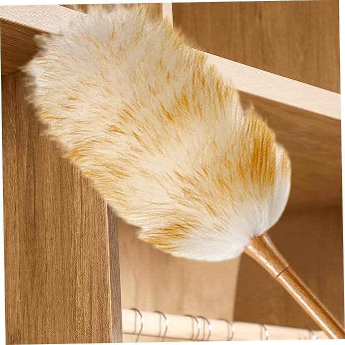 NIDONE Dusters for Cleaning 20in Static Fluffy Lambswool Duster - Image 4