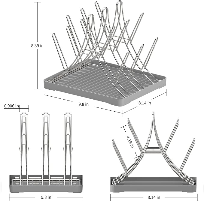 Baby Bottle Drying Rack, Space Saving Bottle Drying Tree Rack - Image 3