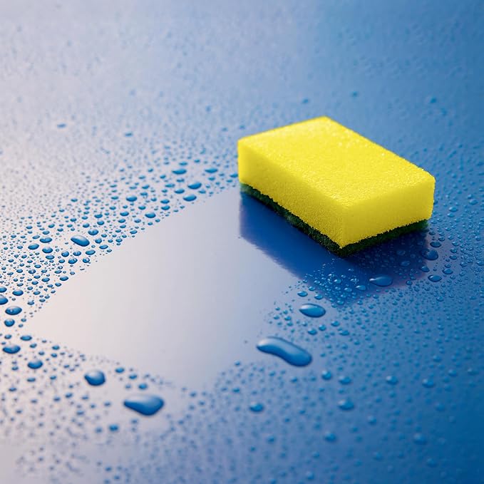 DecorRack 80 Count Non-Scratch Cleaning Scrub Sponges, Dual-Sided Heavy Duty - Image 4