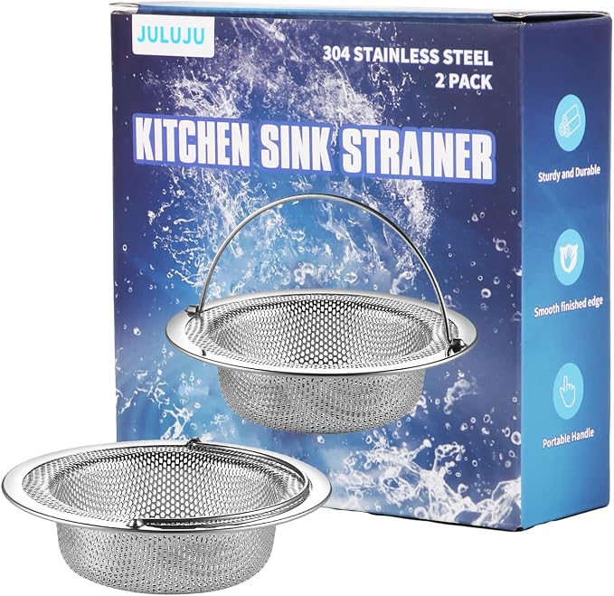 2 Pack Upgrade Kitchen Sink Strainer - Image 2