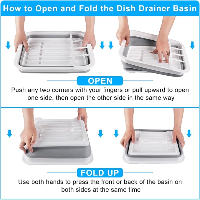 Collapsible Dish Drying Rack - Image 7