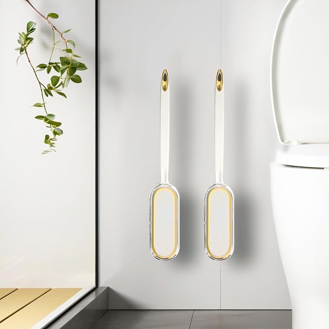 Curved Toilet Brush and Holder Set 2 Pack - Image 2