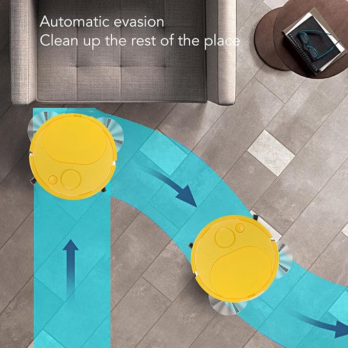 Ymiko Smart Sweeping Robot, Powerful Suction Cleaner USB Charging, Mini Robot - Image 5