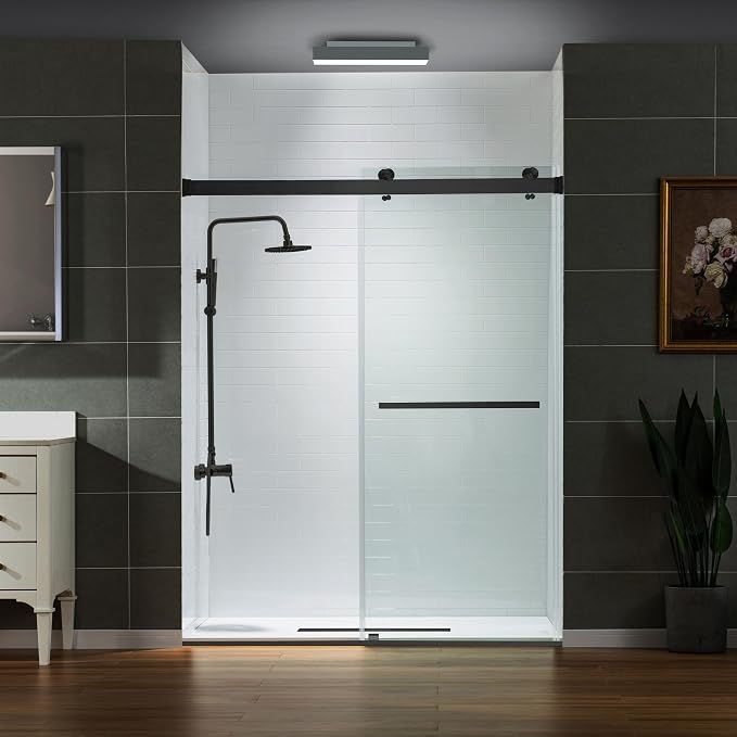 WOODBRIDGE Frameless Shower Doors 56-60" Width x 76" Height - Image 2
