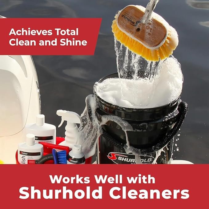 Shurhold 6" Nylon Extra Soft Bristles Deck Brush - Image 9